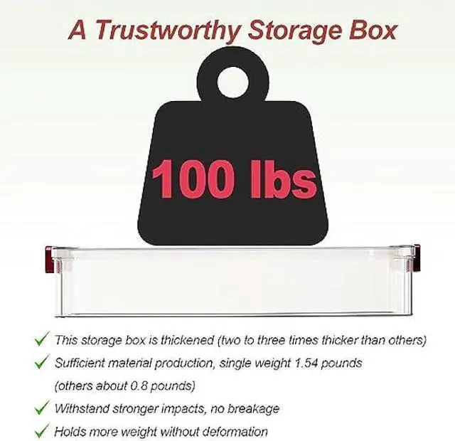 Alt view image 2 of 6 - CATOOMUU 2 Pcs Plastic Portable Project Case 8.5 X 13 Clear Stackable Storage File Box With Lids Organizer Container for Letter A4 Paper Photo Documents Scrapbook Craft Art School Office Supplies