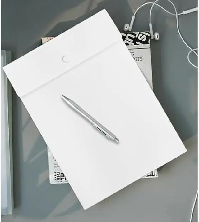 Alt view image 3 of 7 - VANRA Vertical File Folders Poly Filing Envelope Plastic Project Folder with Snap Button Closure for A4 Letter Size Paper (Pack of 5, White)