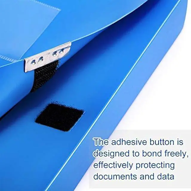 Alt view image 5 of 7 - A4 Storage Archives Cases File Boxes Plastic with LidOrganizer File Folder,Storage Folder for Office Home SchoolBlue (Pack of 4)