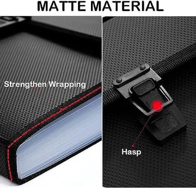 Alt view image 3 of 6 - 12 Pockets Letter Size/A4 Accordion File Organizer with Handle, TRANBO Expanding File Folder, Portable Paper Organizer, Expandable Plastic Document Organizer for Travel School Office - Black