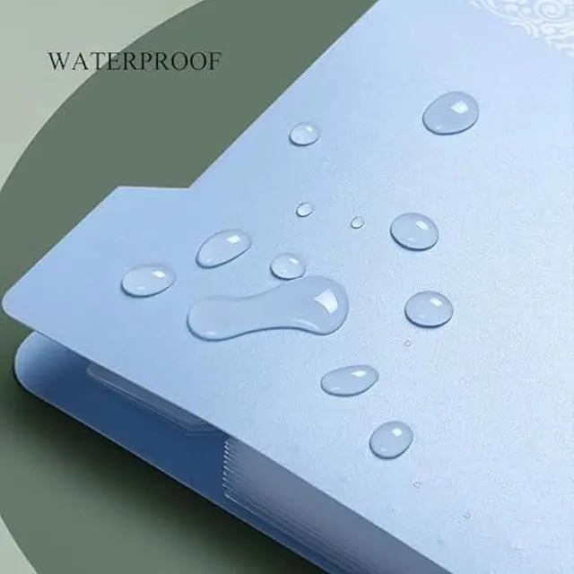 Alt view image 5 of 6 - ULVBABI A4 Expanding File Organiser, 3 Pcs Poly Pockets Document Organiser A4 Folder, 12 Compartment Folder Large Capacity Document Bag Accordion, Expandable Folder for Office, Business Trip, Home