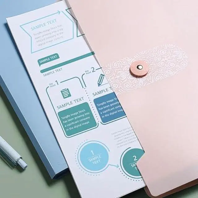 Alt view image 6 of 6 - ULVBABI A4 Expanding File Organiser, 3 Pcs Poly Pockets Document Organiser A4 Folder, 12 Compartment Folder Large Capacity Document Bag Accordion, Expandable Folder for Office, Business Trip, Home