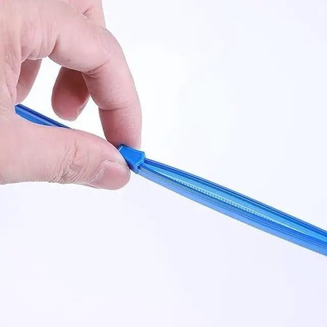 Alt view image 6 of 6 - YoeeJob 3 Holes Clear PVC Zipper Binder Pocket Insert Pages Letter Size, 8 1/2x 11 Loose Leaf Binder Filing Storage Bags 15 Packs (5 Color)