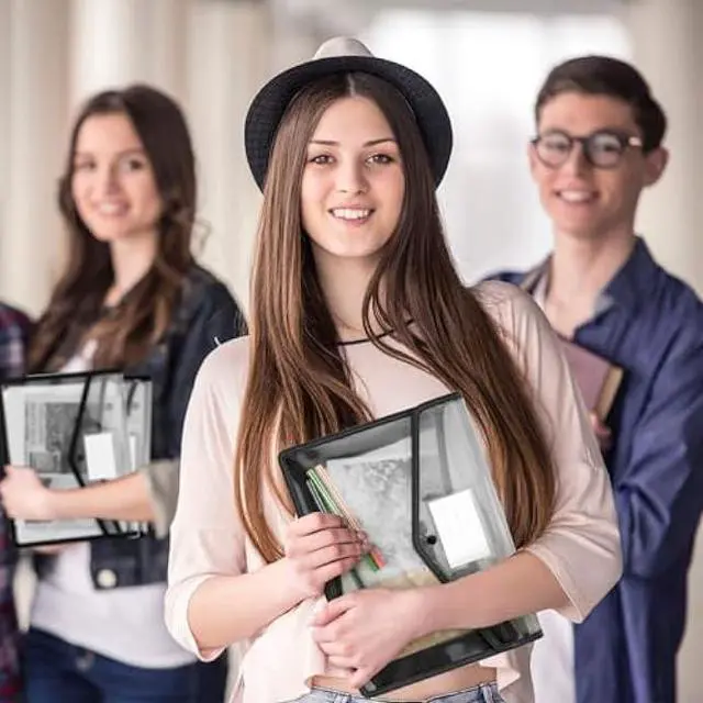 Alt view image 5 of 5 - Umriox Plastic File Folders, 5 Pack A4 Poly Envelope Expanding File Wallet Document Folder with Snap Button Closure & Label Pocket (Black)