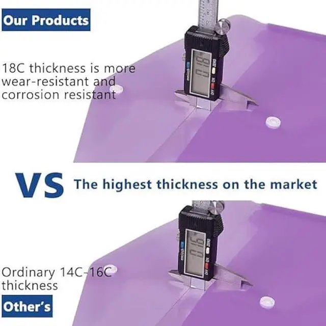 Alt view image 4 of 6 - MerryNine File Folders, 30 Pack A4 Letter Size Plastic Envelopes with Label Pocket, Colored Waterproof File Folder Document Folder for School Home Work Office Organization, 6 Assorted Color