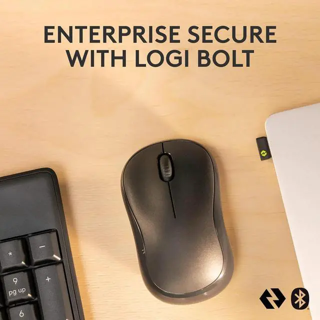 Alt view image 2 of 6 - MK370 Combo for Business, Wireless Full-Size Keyboard and Wireless Mouse, Bluetooth - Graphite