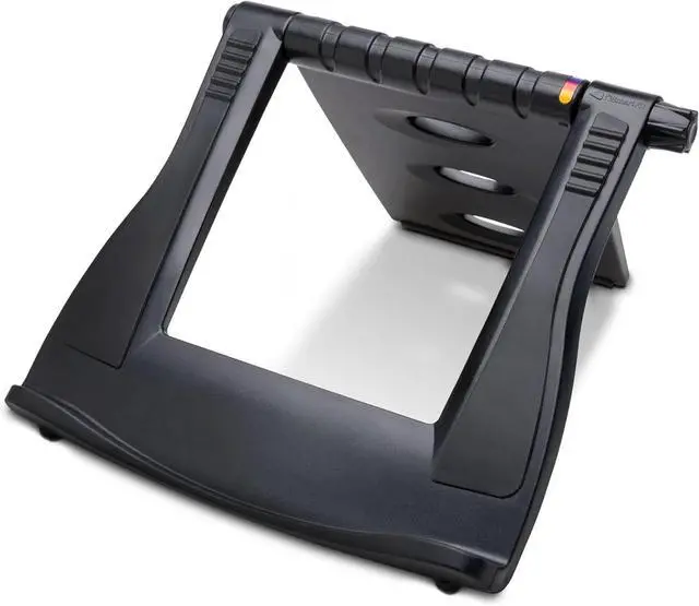 Main image of Portable Laptop Stand, Height Adjustable Foldable Laptop Riser for Laptops Up to 17", Light Weight Collapsible Stand