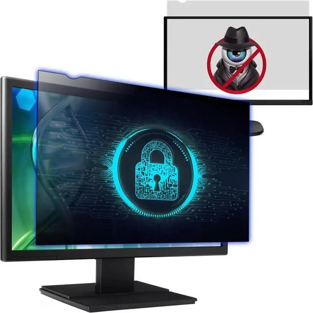 Main image of Computer Privacy Screen Filter , Anti-Spy/Anti Glare Protector Office Accessories - WxH: 23 9/16" x 13 1/4"
