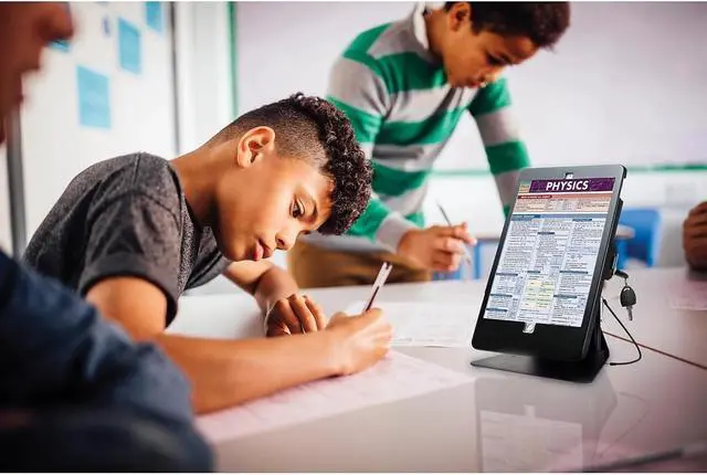 Alt view image 2 of 6 - Desktop Anti-Theft Stand  CTA Kiosk Stand with Stylus, Tether, and Aluminum Enclosure (PAD-DASB) - Black