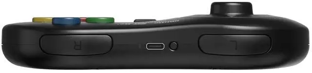 Alt view image 2 of 6 - NEOGEO Wireless Controller for Windows, Android, and NEOGEO mini with Classic Click-Style Joystick - (Black)