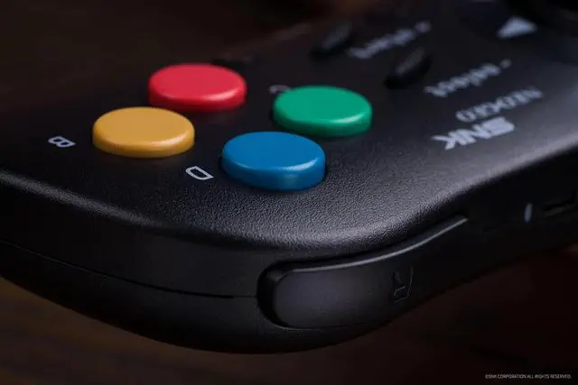Alt view image 5 of 6 - NEOGEO Wireless Controller for Windows, Android, and NEOGEO mini with Classic Click-Style Joystick - (Black)