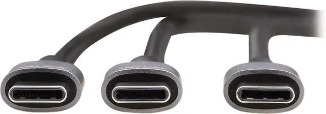 Alt view image 5 of 6 - Dual USB-C Multi-Charging Cable/Splitter, 6 Foot / 1.8 Meter Length, 100W PD Charging (U420P-2X6-100W)