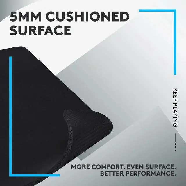 Alt view image 2 of 6 - Gaming Mouse Pad, Optimized for Gaming Sensors, Moderate Surface Friction, Non-Slip Mouse Mat, 460 x 600 x 5 mm