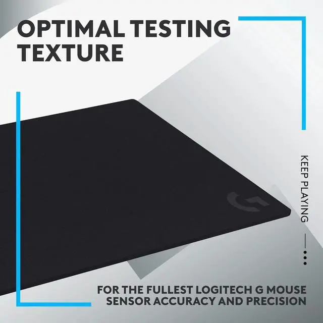 Alt view image 4 of 6 - Gaming Mouse Pad, Optimized for Gaming Sensors, Moderate Surface Friction, Non-Slip Mouse Mat, 460 x 600 x 5 mm