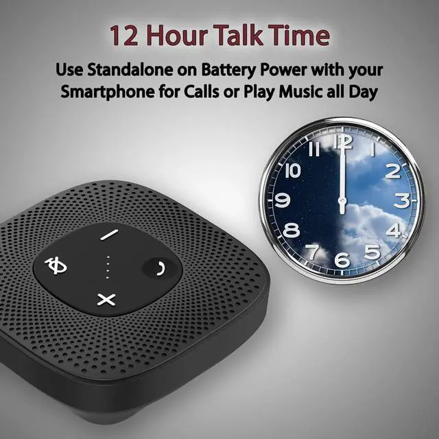 Alt view image 6 of 6 - Essential Speakerphone SP-2000 - USB and Bluetooth Speakerphone, Advanced DSP, 66 Ft BT Wireless Range