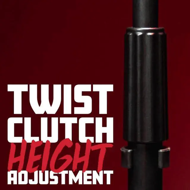 Alt view image 2 of 6 - Tripod Mic Stand Adjustable with 31.5" to 61.5" Height, Fully Collapsible for Convenient Travel (RI-MIC-520)