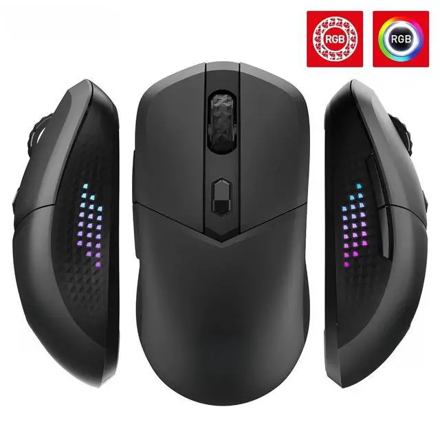 Alt view image 6 of 6 - WIRELESS Gaming Mouse - 26000 DPI Optical Sensor, 1000 Hz polling rate, Symmetrical, 60M+ Click OMRON Switches