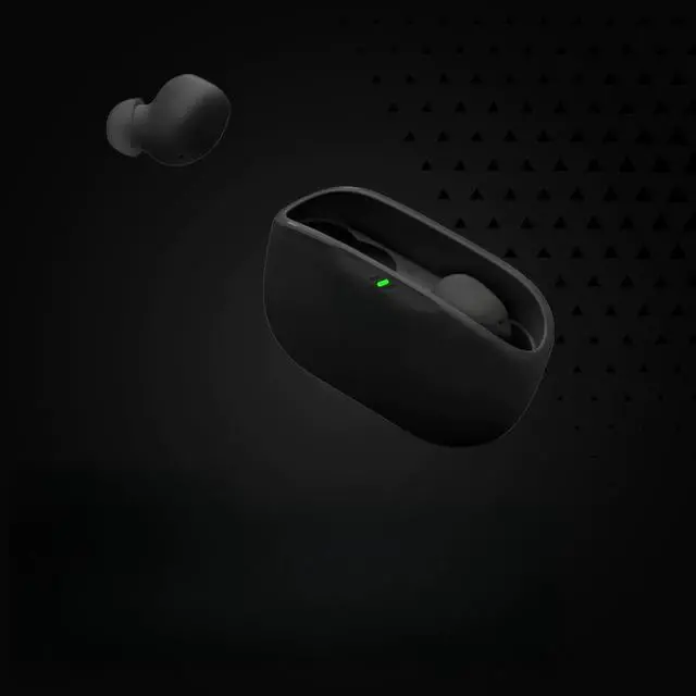 Alt view image 3 of 5 - Vibe Buds 2 - True Wireless Noise Cancelling Earbuds Pure Bass Sound & Smart Ambient Technology, 4mics for Crisp(Black)