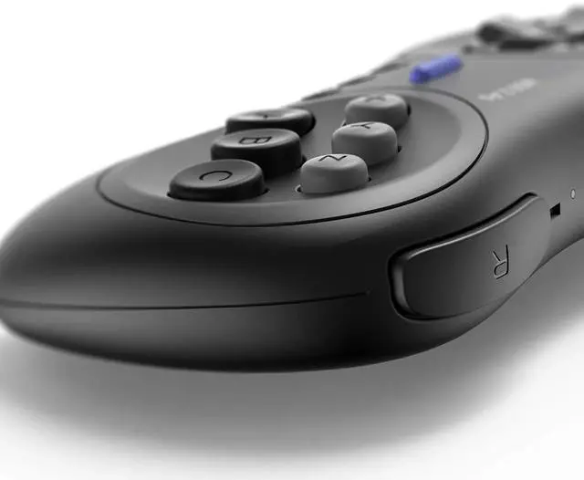 Alt view image 3 of 6 - M30 2.4G Wireless Gamepad for the Original Sega Genesis and Sega Mega Drive - Sega Genesis,Black