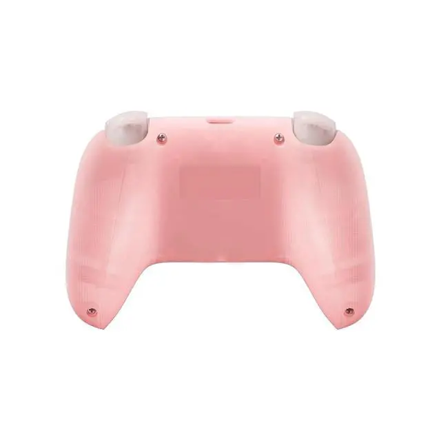 Alt view image 4 of 6 - Ultimate Mini Wired Controller for with RGB Lighting Fire Ring, Hall Effect Joysticks and Triggers (Translucent Pink)