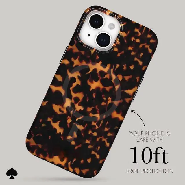 Alt view image 2 of 6 - iPhone 15 Case / 14 / 13, Compatible with MagSafe - Tortoiseshell