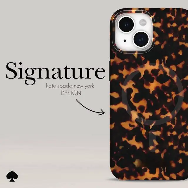 Alt view image 6 of 6 - iPhone 15 Case / 14 / 13, Compatible with MagSafe - Tortoiseshell