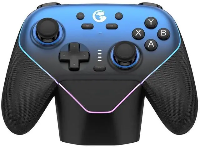 Alt view image 6 of 6 - Super Nova Wireless Gaming Controller for PC/Switch/Switch 2/iOS/Android, 1000Hz Polling Rate - Blue