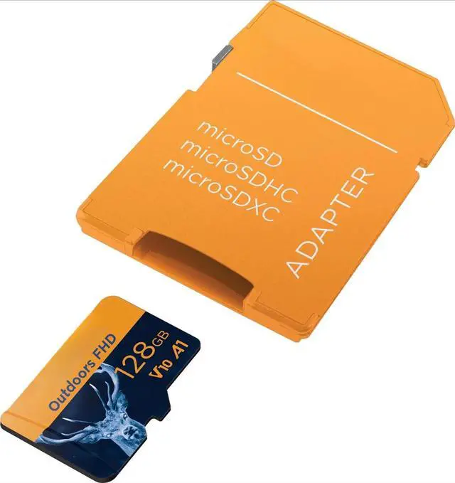 Alt view image 4 of 6 - 128GB 2-Pack Outdoors FHD microSDXC UHS-I Memory Card (2x128GB) with SD Adapter - Up to 150MB/s