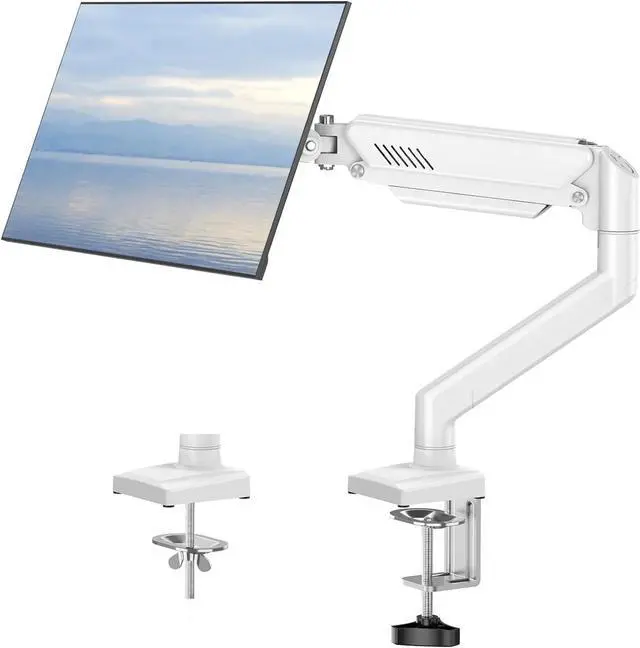 Main image of Single Monitor Arm Fits up to 32 Inch, Desk Mount Holds 4.4-19.8lbs Computer Screen, Full Motion Gas Spring, VESA Mount 75x75, 100x100, Freelift