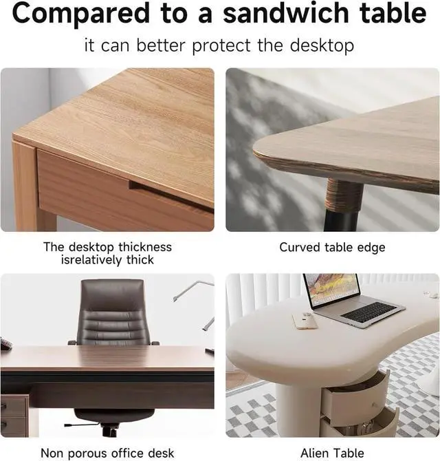 Alt view image 5 of 5 - Adjustable Monitor Arm with Gas Spring for 17-32 inch Screens,Freestanding Full Motion Monitor Desk Stand Holds up to 22 lbs.