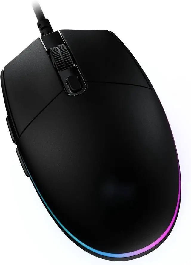 Main image of G203 Wired Gaming Mouse, 8,000 DPI, Rainbow Optical Effect LIGHTSYNC RGB, 6 Programmable Buttons, On-Board Memory, Screen Mapping, PC/Mac Computer and Laptop Compatible - Black