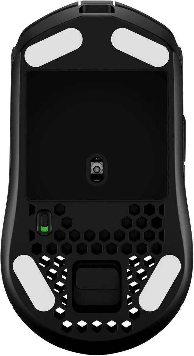 Alt view image 4 of 5 - Pulsefire Haste  Wireless Gaming Mouse  Ultra Lightweight, 61g, 100 Hour Battery Life, 2.4Ghz Wireless, Honeycomb Shell, Hex Design, Up to 16000 DPI, 6 Programmable Buttons  Black, 4P5D7AA