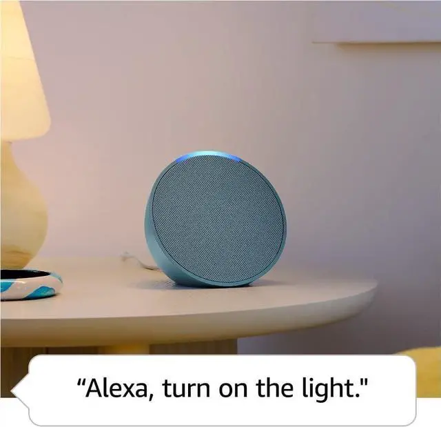Alt view image 4 of 5 - FOR-Pop (newest model), Our smallest Alexa speaker, Fits in any room, Glacier White