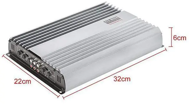 Alt view image 3 of 7 - for 12V 4 Channel Car Amplifier Stereo Power Amp Audio 4CH Bass Sub Woofer