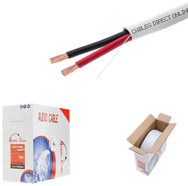 Main image of for 18AWG 2 Conductors 182 CL2 Rated Loud Speaker Cable Wire Pull Box for inWall Installation 18AWG 2 Conductors