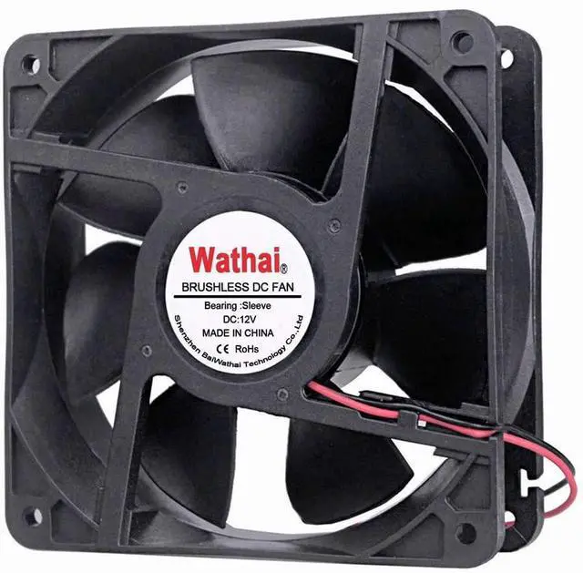 Main image of FOR2Pin 120mm x 38mm 12V DC Brushless Cooling Fan High Airflow Cooler Fan
