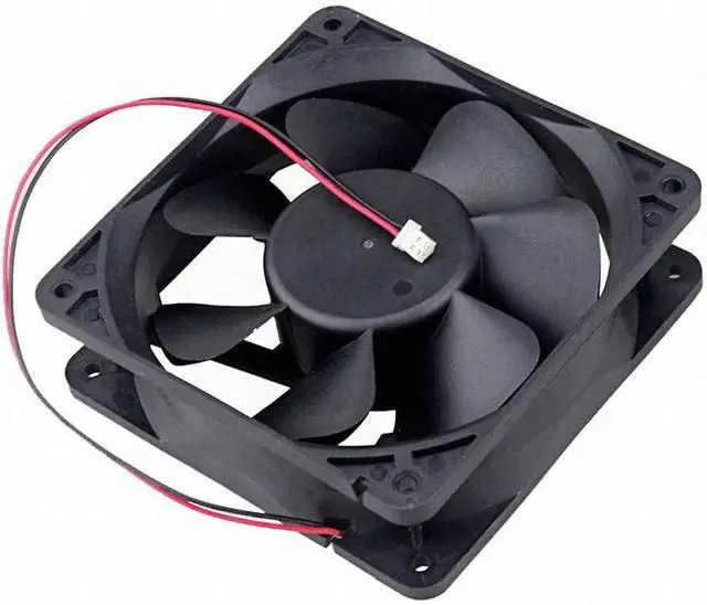 Alt view image 5 of 6 - FOR2Pin 120mm x 38mm 12V DC Brushless Cooling Fan High Airflow Cooler Fan