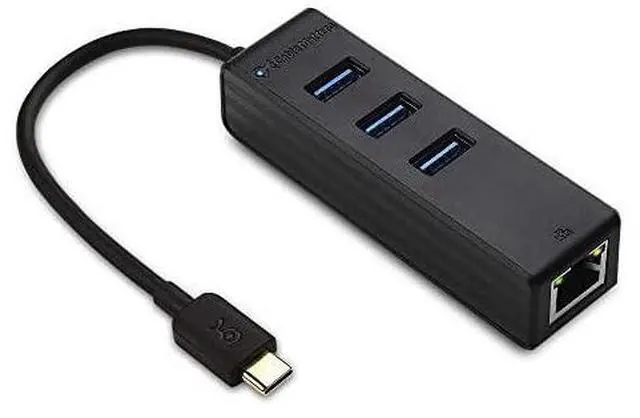 Main image of FOR 3 Port USB C Hub with Ethernet USB C to Ethernet Hub Thunderbolt 3 Port Compatible with MacBook Pro Dell XPS 13 15 HP Spectre x360 Surface Pro Lenovo Yoga 910 and More