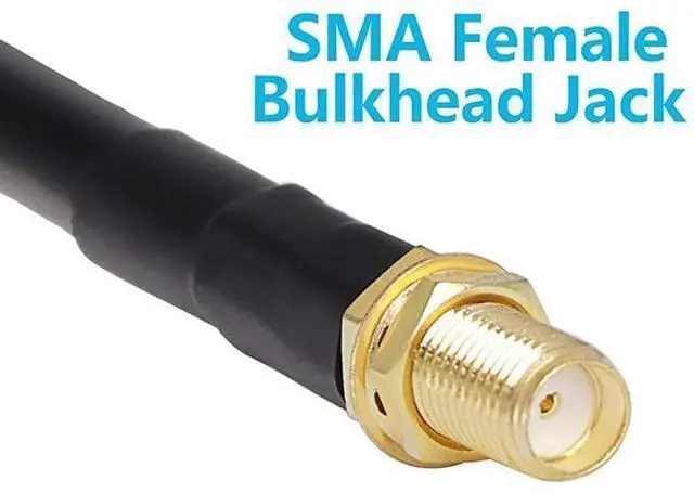 Alt view image 3 of 5 - 25 ft LowLoss Coaxial Extension Cable 50 Ohm SMA Male to SMA Female Connector  Pure Copper Coax Cables Antenna Lead Extender for 3G4G5GLTEADSBHamGPSWiFiRF Radio Use Not for TV
