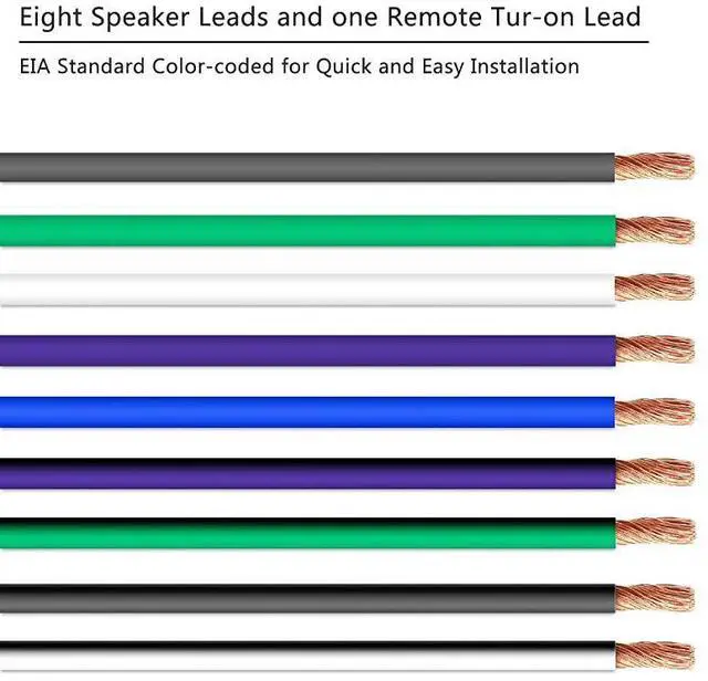 Alt view image 3 of 6 - for20Feet 9Conductor Speaker Cable 18AWG Pure OFC UltraFlex and Easy Peel Jacket 4Channel Speaker Wire and Remote Wire
