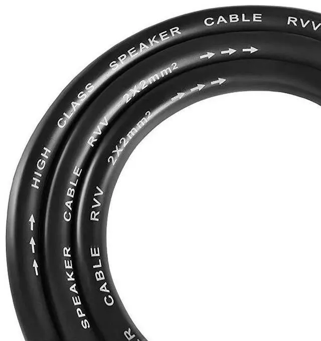 Alt view image 4 of 6 - FOR-4Pcs 25 Feet Professional 1/4" to 1/4" Speaker Cables, 12 Gauge AWG 2-Conductor 1/4 Male Inch Heavy Duty Audio Amplifier Cord Wire, 4 Pack