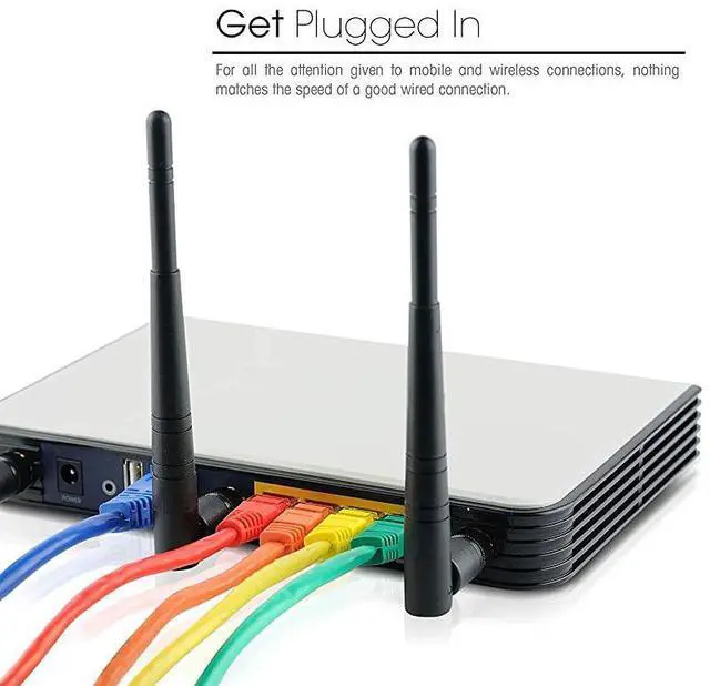 Alt view image 6 of 6 - FOR-20Pack Cat6 Patch Cable 7 Feet Cat 6 Ethernet Cable Snagless Flexible Soft Tab Preimum Series Blue