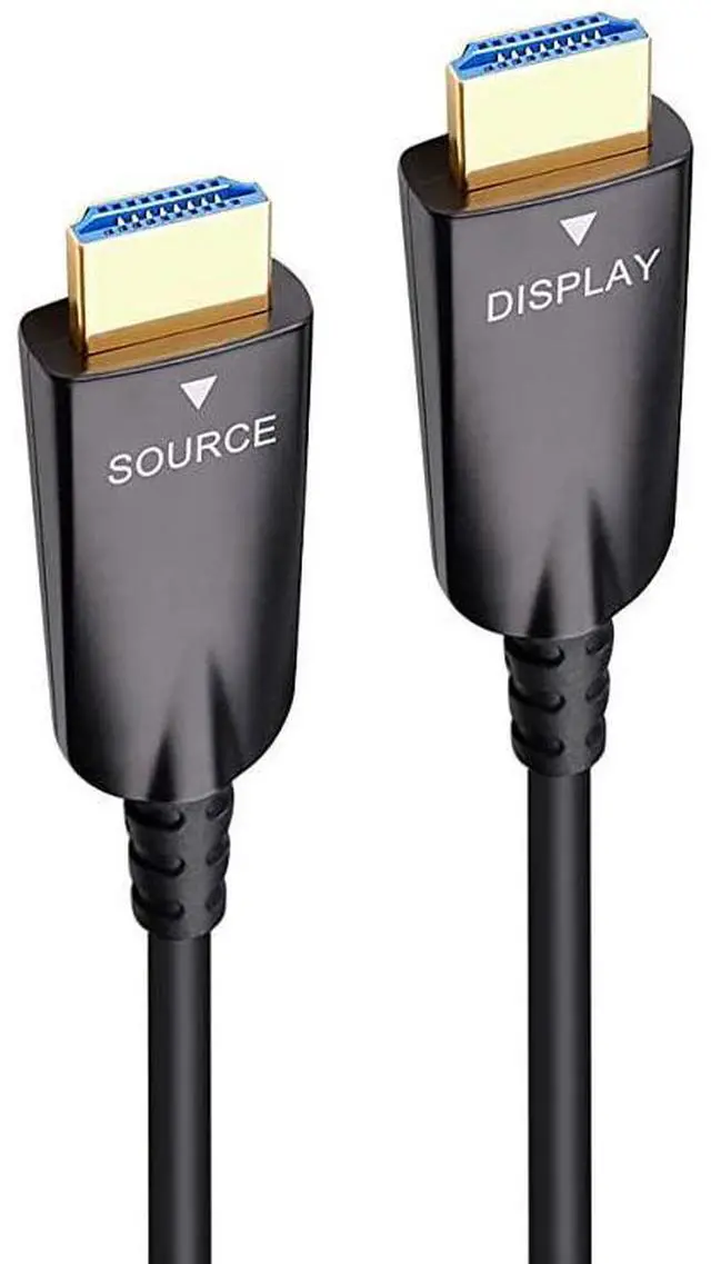 Alt view image 4 of 6 - for10m Fiber Optic HDMI Cable 4K 30Hz 1080p 60hz HD Video 3D ARC HDCP CEC High Speed Long Cord for Computer Monitor TV Projector 32 Feet Black