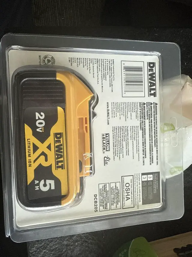 Alt view image 2 of 3 - DEWALT DCB205 20V 5Ah Power Tool Battery, 2 Pack