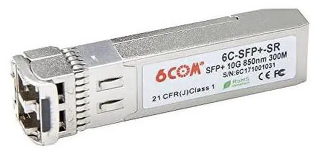 Alt view image 4 of 5 - for4Pack 10GBaseSR SFP+ Transceiver 10G 850nm LC MMF Module up to 300 Meters Compatible with Cisco SFP10GSR Ubiquiti DLink Supermicro Netgear Mikrotik ZTE