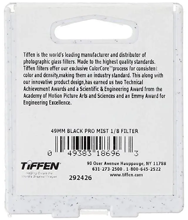 Alt view image 2 of 2 - FOR 49BPM18 49mm Black ProMist 18 Filter