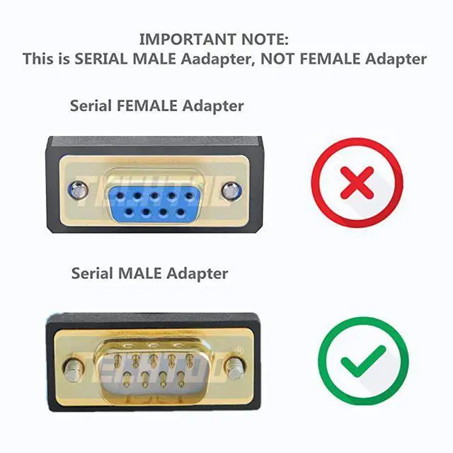 Alt view image 7 of 7 - for4 Port Professional FTDI CHIP USB to Serial RS232 DB9 Adapter Converter Serial Cable 9Pin Male to Male with Thumbscrews