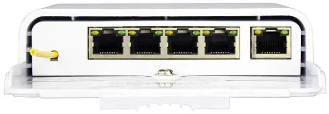Main image of 5 Port Outdoor POE Switch/Extender/Booster 60W 48V 10/100/1000M POE Passthrough Switch