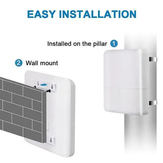 Alt view image 4 of 6 - 5 Port Outdoor POE Switch/Extender/Booster 60W 48V 10/100/1000M POE Passthrough Switch