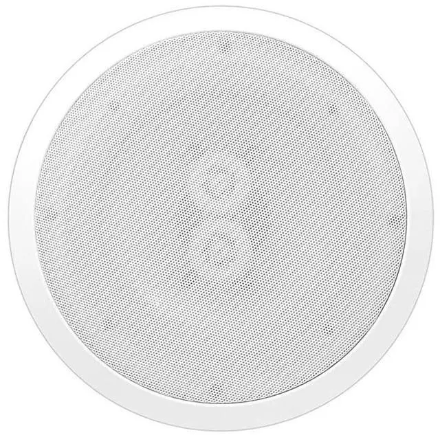 Alt view image 4 of 4 - 525 Ceiling Wall Mount Speakers 2Way Weatherproof Full Range Woofer Speaker System Flush Design w 65Hz22kHz Frequency Response 200 Watts Peak Template for Easy Installation  PWRC52
